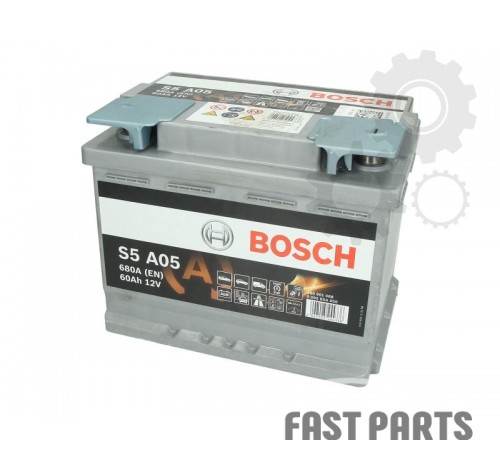 Аккумулятор BOSCH 0 092 S5A 050 60Ah/680A
