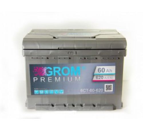 Аккумулятор GROM 6CT-60Ah (1) (низькобазовий)