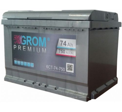 Аккумулятор GROM 6CT-74Ah (1)