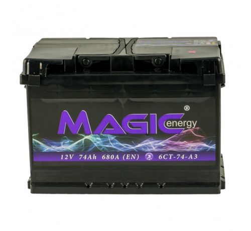 Аккумулятор MAGIС ENERGY 74 Ah/680А 12V Euro (0)  