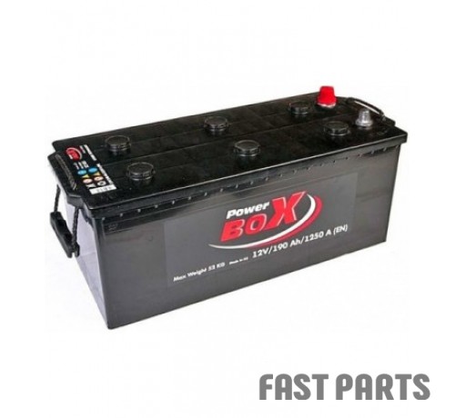 Аккумулятор PowerBox 190 Аh/1250A 12V А1 Euro(3)