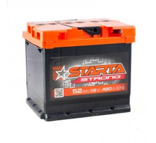 Аккумулятор STARTA Strong 52 Аh/480A 12V АЗ (0)