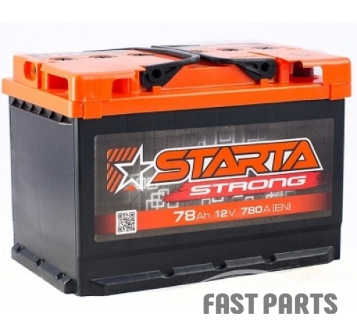 Аккумулятор STARTA Strong 78 Аh/780A 12V АЗ Euro (0)