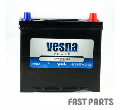 Аккумулятор Vesna 65 Ah/650А 12V Japan (0)