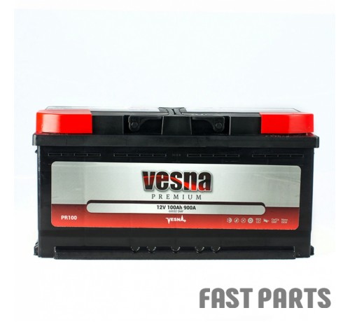 Аккумулятор Vesna Premium 100 Ah/900 12V Euro (0)(низкий)