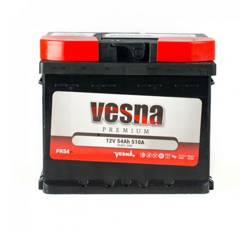 Аккумулятор Vesna Premium 54 Ah/510А 12V Euro(0)