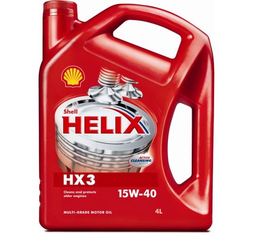 Моторное масло SHELL Helix HX3 15W-40  4L
