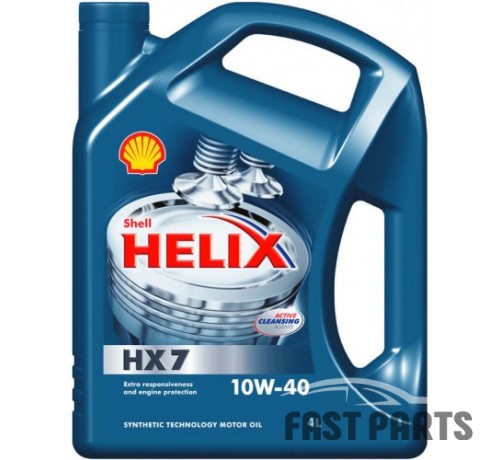 Моторное масло SHELL Helix HX7 10W-40  4L