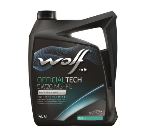 Моторное масло WOLF OFFICIALTECH 5W20 MS-FE 4L