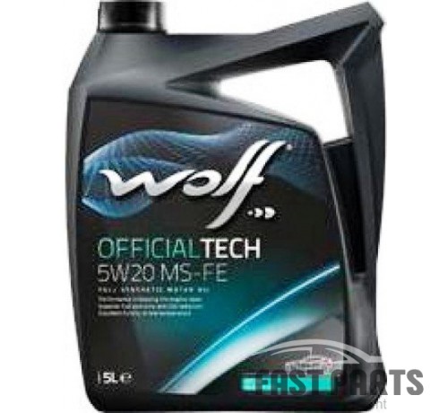 Моторное масло WOLF OFFICIALTECH 5W20 MS-FE 5L