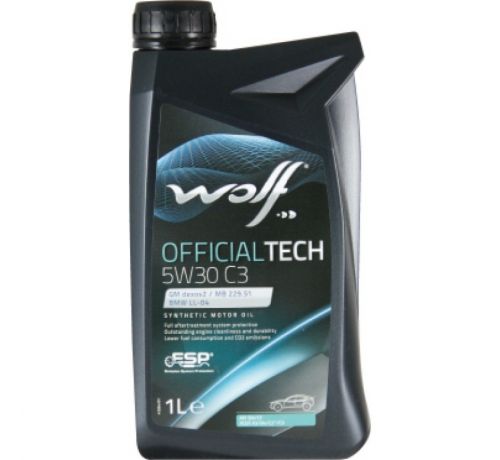 Моторное масло WOLF OFFICIALTECH 5W30 C3 1L