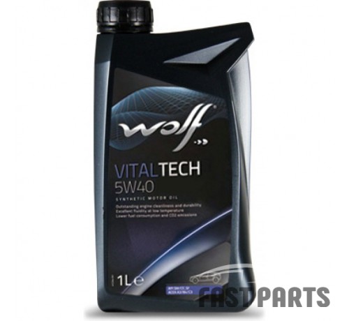 Моторное масло WOLF VITALTECH  5W40 1L