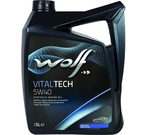 Моторное масло WOLF VITALTECH  5W40 5L