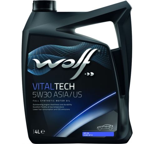 Моторное масло WOLF VITALTECH 5W30 ASIA/US 4L