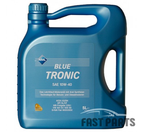 Моторное масло ARAL BlueTronic 10W-40 5L