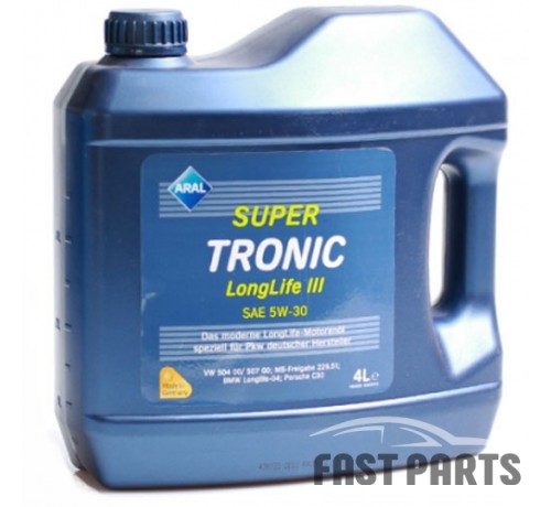 Моторное масло ARAL SuperTronic LongLife III 5W-30 4L