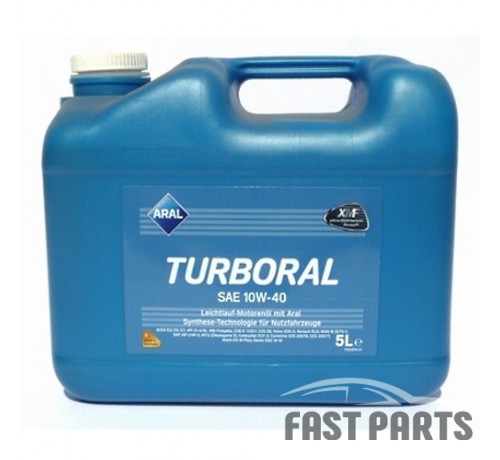 Моторное масло ARAL Turboral 10W-40 5L