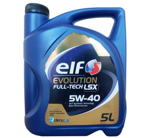 Моторное масло ELF EVOLUTION FULLTECH LSX 5W40 5L