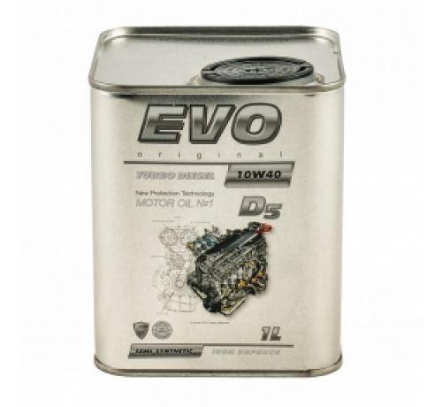 Моторное масло EVO D5 10W40 TURBO DIESEL 1L