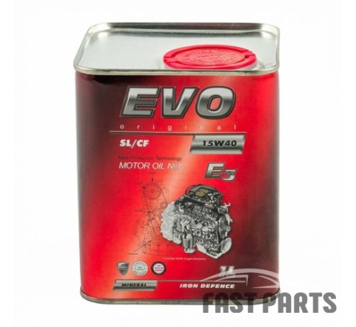 Моторное масло EVO E3 15W40 SL/CF 1L