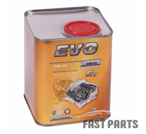 Моторное масло EVO E7 5W40 SN/CF 1L