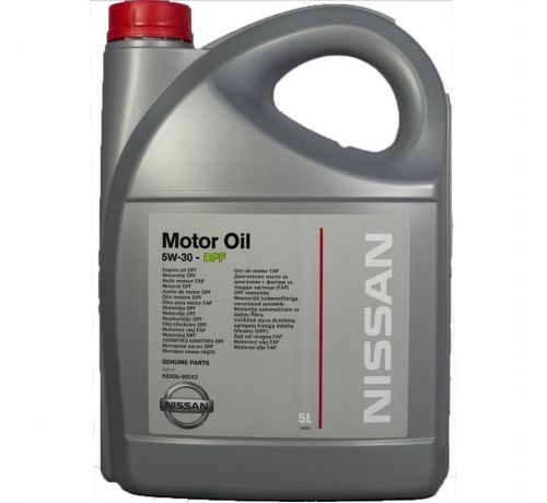 Моторное масло NISSAN Motor Oil 5W-30 5L (KE90090043)