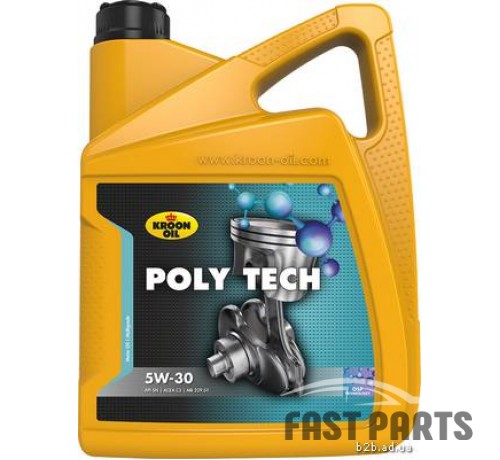 Моторное масло POLY TECH 5W-30 5л KROON OIL