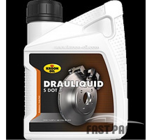 Тормозная жидкость DRAULIQUID-S DOT 4 BRAKEFLUID 1л KROON OIL
