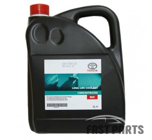 Антифриз TOYOTA "Long life coolant, concentrated. RED", 5 л. 0888980014