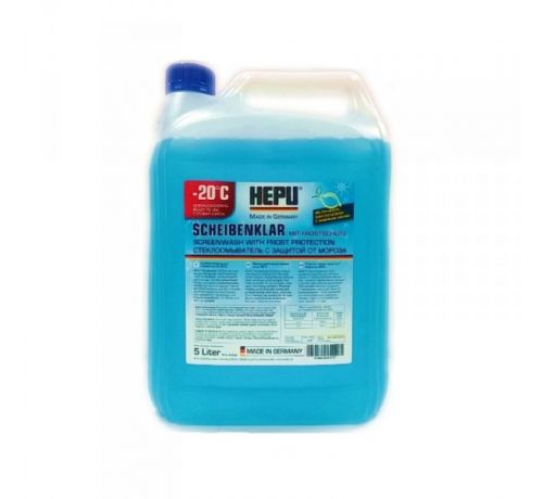 Жидкость стеклоочистителя HEPU Winter Screenwash -20 С 5L
