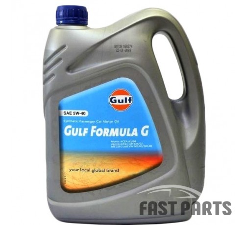 Моторное масло GULF FORMULA G 5W-40 5L
