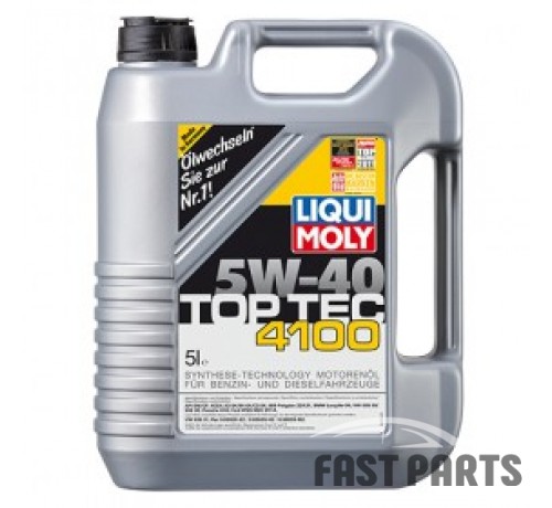 Моторное масло LIQUI MOLY Top Tec 4100 5W-40 5L