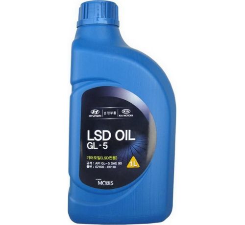Трансмиссионное масло минеральное Hyundai "LSD Oil 85W-90", 1л 0210000100