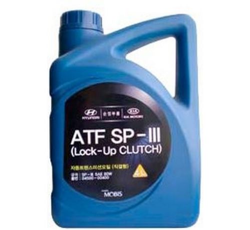 Трансмиссионное масло полусинтетическое Hyundai "ATF SP-III", 4л 0450000400